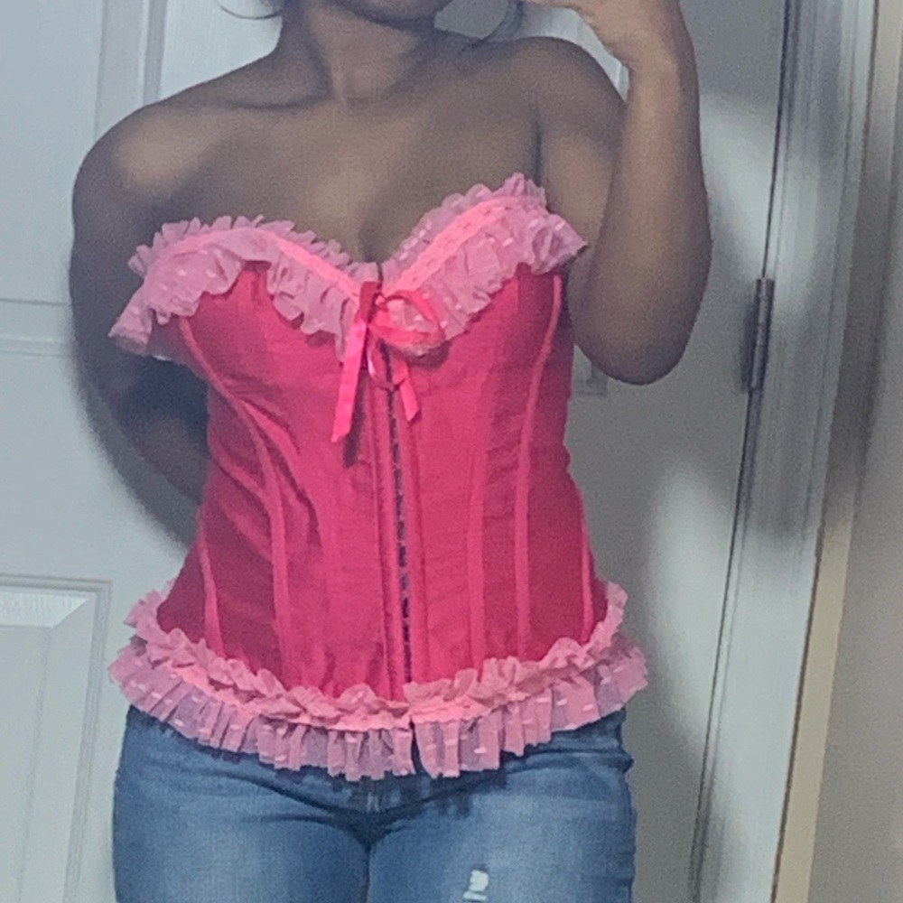 pink corset